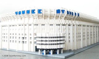 Illustration for article titled Yankee Stadium Gets a Glorious Lego Send-Off